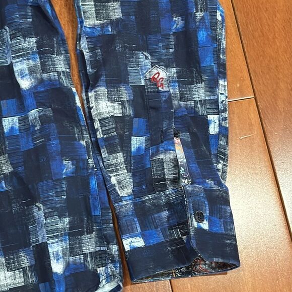 ROBERT GRAHAM Rodney Classic Fit Abstract Shirt size M - Picture 4 of 12